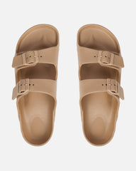 Tropix Mocha Double Strap Slide Sandals