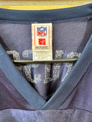 Vintage New England Patriots Tedy Bruschi #54 blue home replica jersey size 2xl