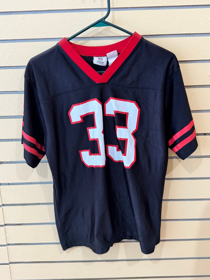 vintage Reebok Atlanta Falcons Michael Turner #33 black replica football jersey size boys XL
