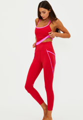 Von 7/8 Legging in Royal Red