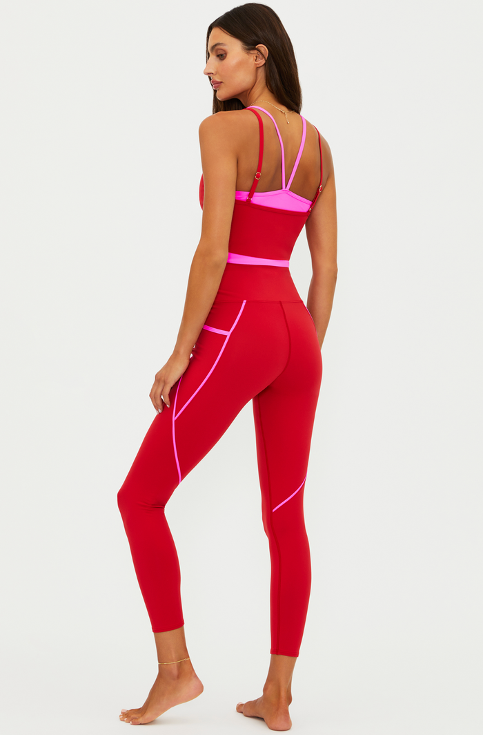 Von 7/8 Legging in Royal Red