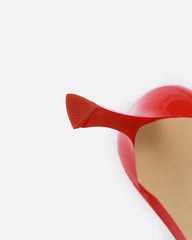 Liorra Wide Fit Red Sling Back Court Shoes