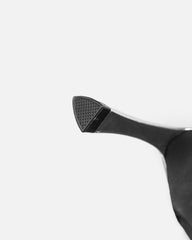 Liorra Wide Fit Silver Mirror Sling Back Court Shoes