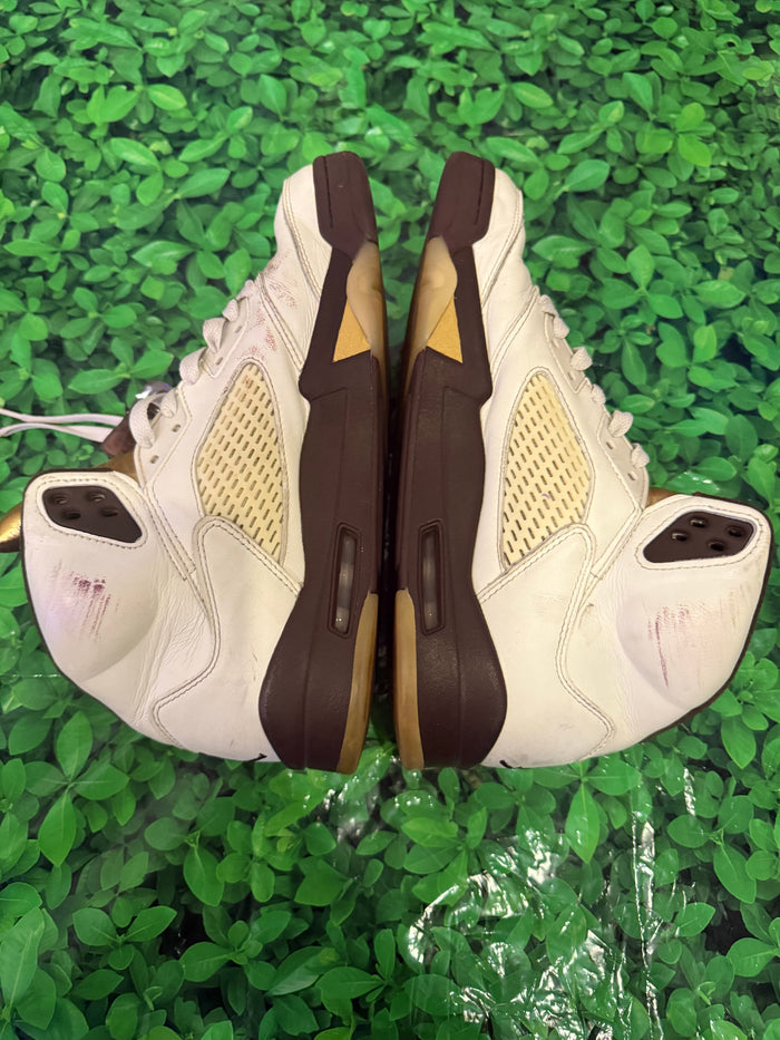 Women's Air Jordan 5 Retro 'Golden Ticket' Sneakers Size 10