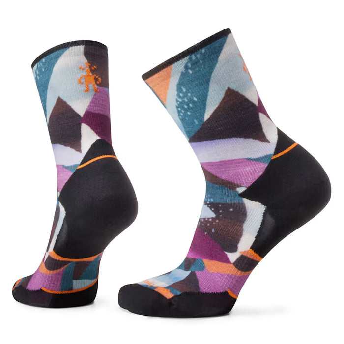 Women's Athlete Edition Run Mosaic Pieces Print Crew Socks