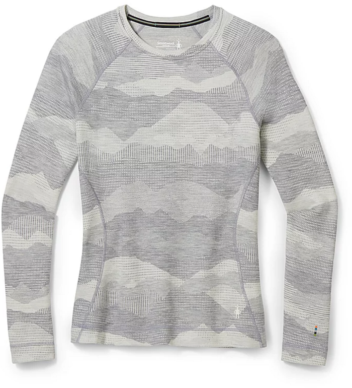 Women's Classic Thermal Merino Pattern Base Layer Crew Boxed