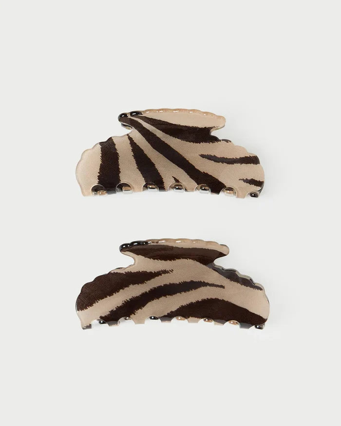 Yuri Zebra Hair Clip Set
