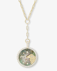 Zodiac Medallion Necklace
